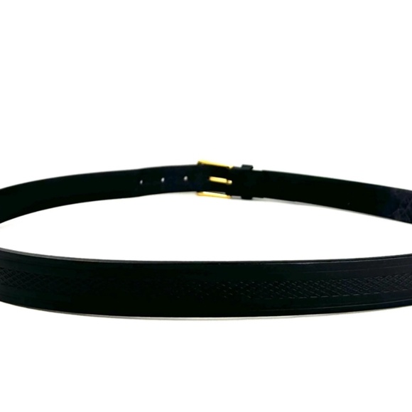 Vintage 1990’s ‘Pierre Cardin Paris’ Leather Belt with Two Toned Buckle - 42 L/L - Picture 6 of 9